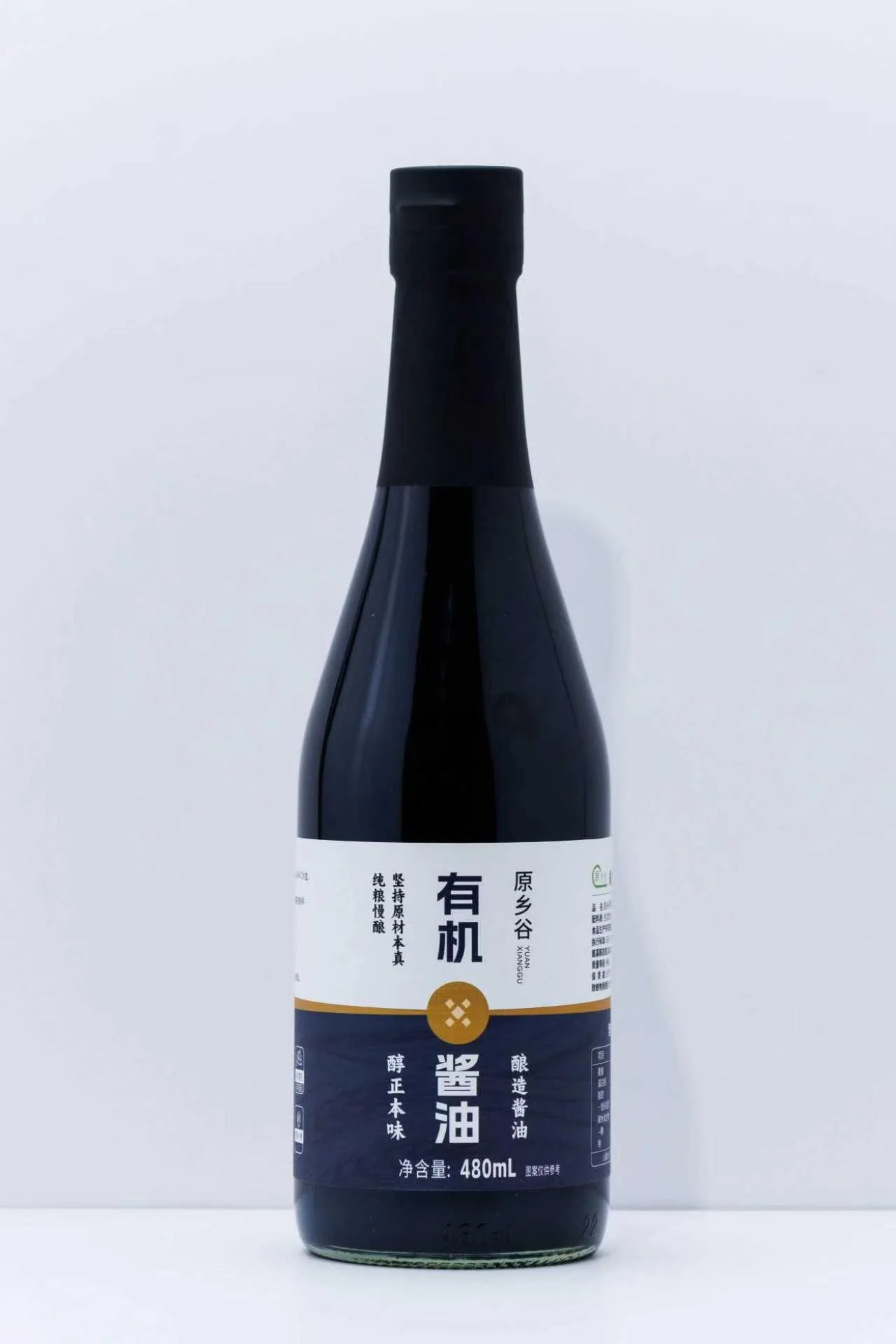 原乡谷有机酱油 480mL 产品实拍